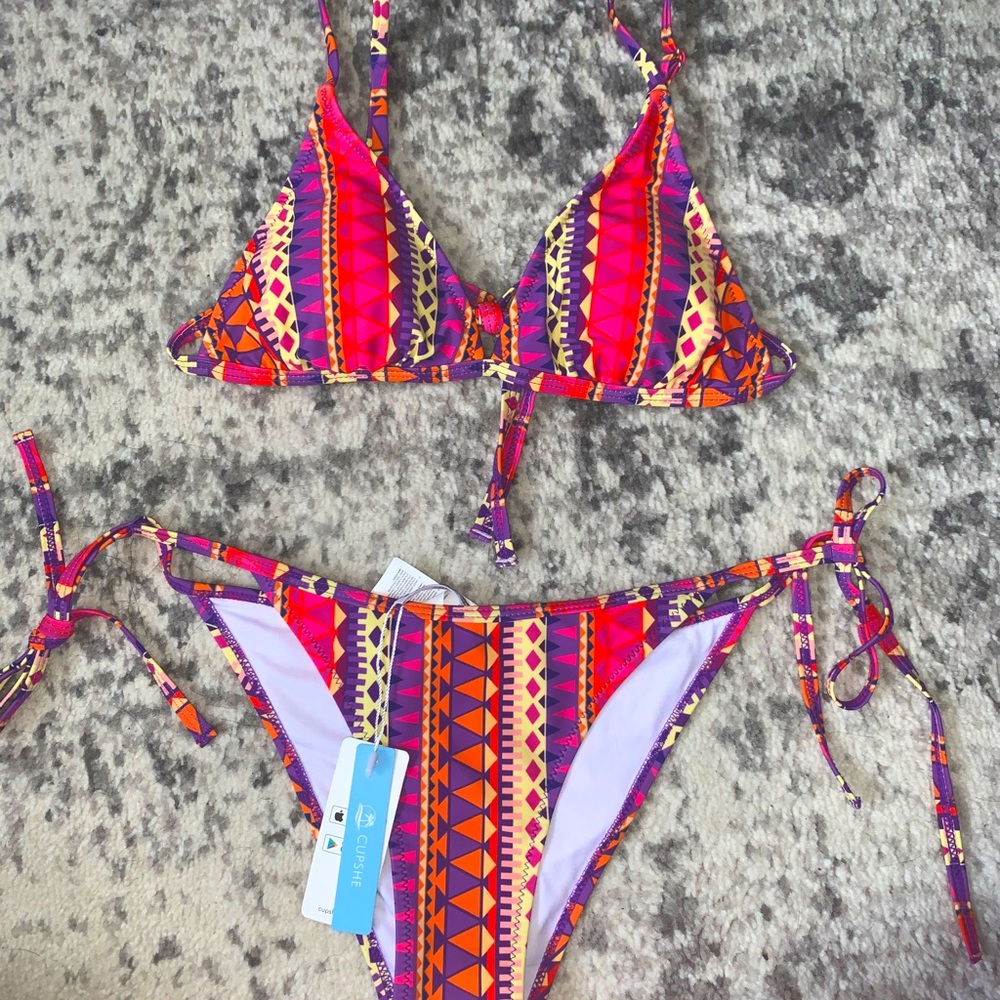 CUPSHE BOHO TRIANGLE BIKINI